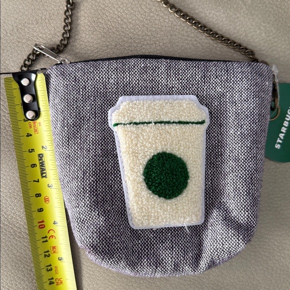 Starbucks gray heathered mini Crossbody Bag new with tag from Taiwan - Picture 8 of 9